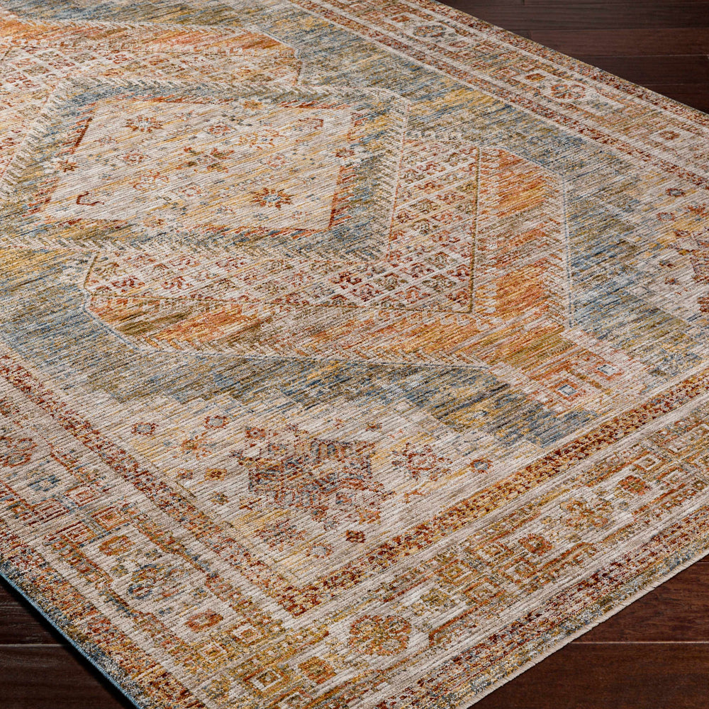 Moya Cream Rich Textured Traditional Rug