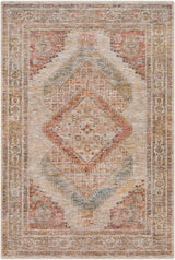 Moya Tan Rich Textured Traditional Rug