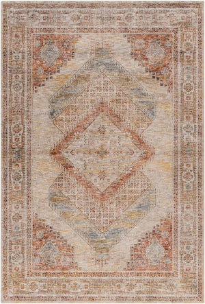 Moya Tan Rich Textured Traditional Rug