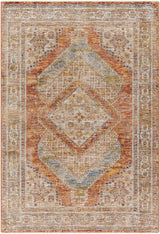 Moya Rust Rich Textured Traditional Rug