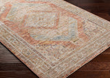 Moya Rust Rich Textured Traditional Rug