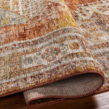 Moya Rust Rich Textured Traditional Rug