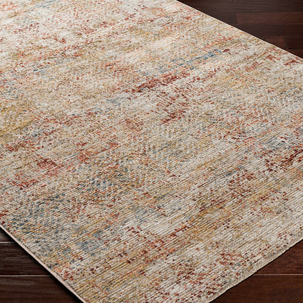 Sava Rust Rich Textured Traditional Rug