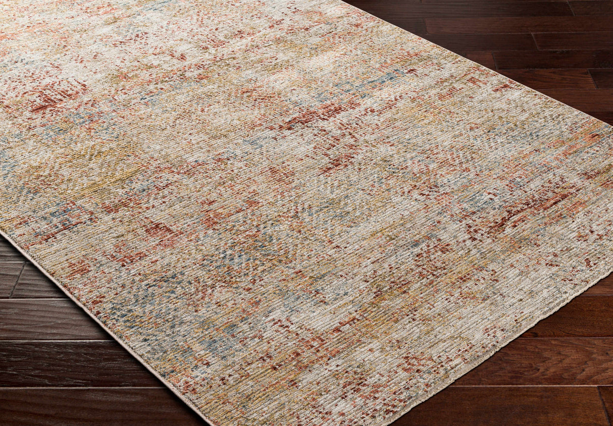 Sava Rust Rich Textured Traditional Rug