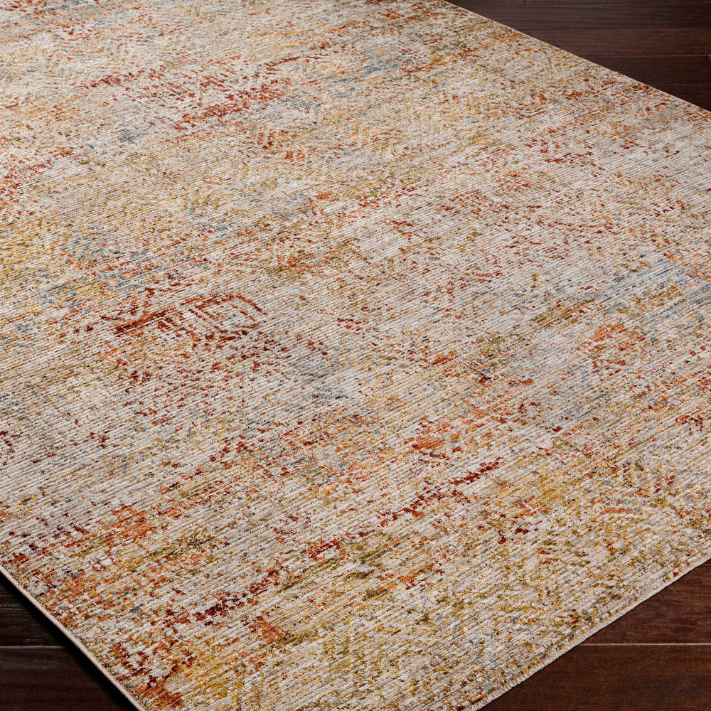 Sava Rust Rich Textured Traditional Rug