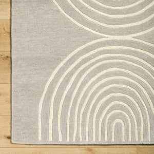 Fuat Medium Gray Area Rug - Clearance