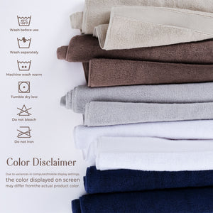 SIENA 6-Piece Turkish Towel Set – 700 GSM Turkish Cotton Luxury Hotel Bath Towels
