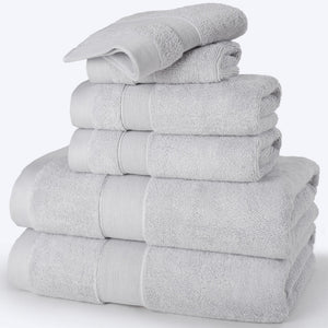 SIENA 6-Piece Turkish Towel Set – 700 GSM Turkish Cotton Luxury Hotel Bath Towels