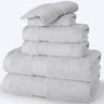 SIENA 6-Piece Turkish Towel Set – 700 GSM Turkish Cotton Luxury Hotel Bath Towels