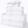 SIENA 6-Piece Turkish Towel Set – 700 GSM Turkish Cotton Luxury Hotel Bath Towels
