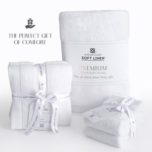 SIENA 6-Piece Turkish Towel Set – 700 GSM Turkish Cotton Luxury Hotel Bath Towels