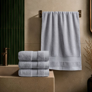SIENA 4-Piece Turkish Cotton Hand Towels Set, Luxury Towels 700 GSM