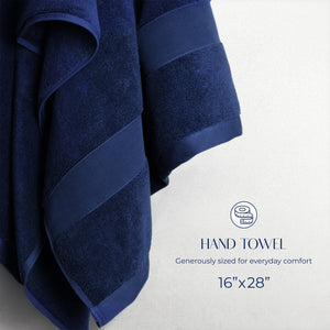 SIENA 4-Piece Turkish Cotton Hand Towels Set, Luxury Towels 700 GSM