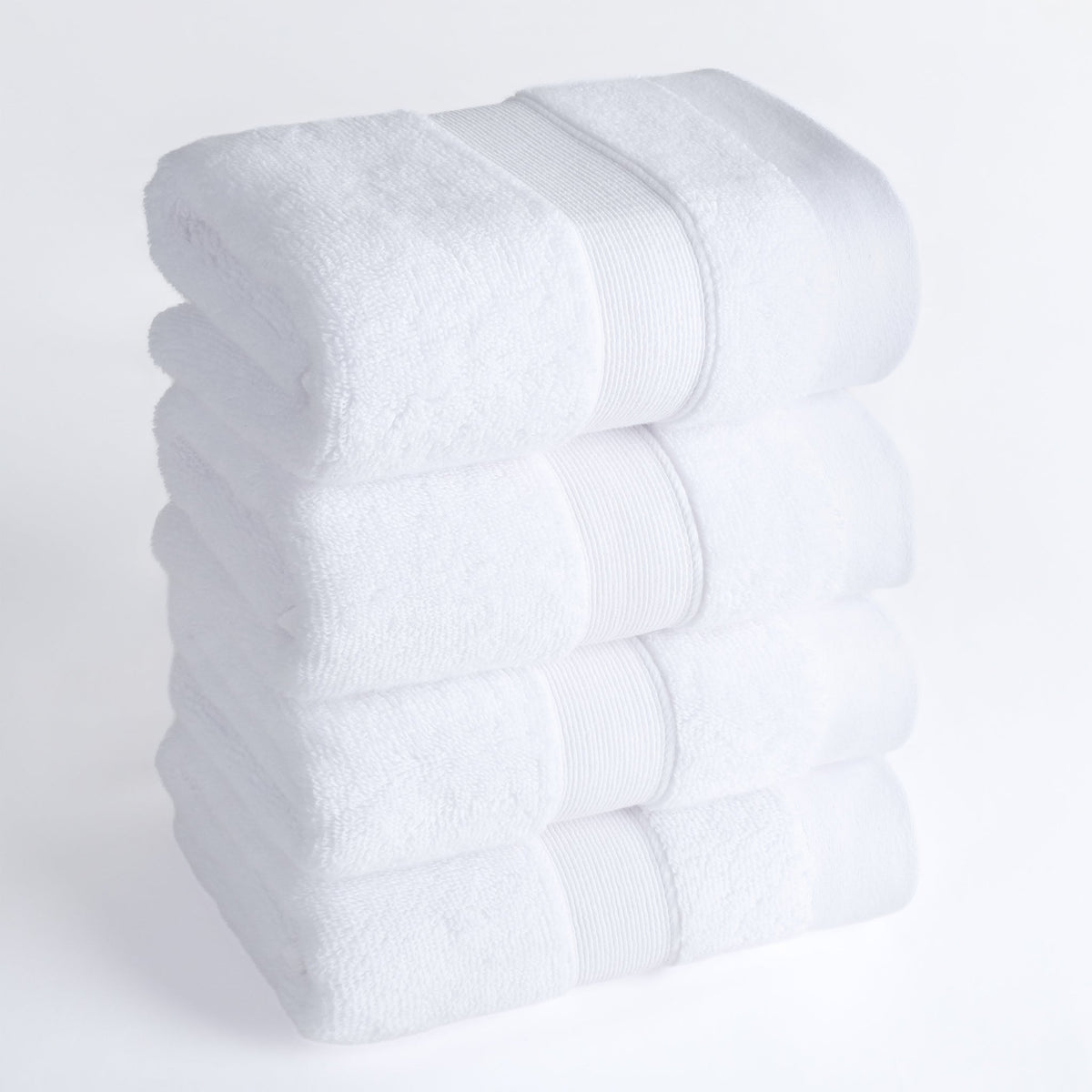 SIENA 4-Piece Turkish Cotton Hand Towels Set, Luxury Towels 700 GSM