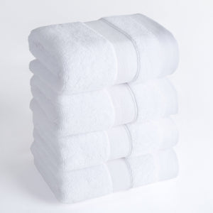 SIENA 4-Piece Turkish Cotton Hand Towels Set, Luxury Towels 700 GSM