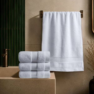 SIENA 4-Piece Turkish Cotton Hand Towels Set, Luxury Towels 700 GSM