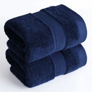SIENA Luxury Turkish Cotton Hand Towels – 700 GSM, 16 x 28", 2-Piece