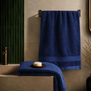 SIENA Luxury Turkish Cotton Hand Towels – 700 GSM, 16 x 28", 2-Piece