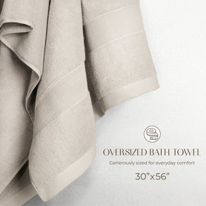 SIENA Turkish Cotton Jumbo Bath Towel – 700 GSM Luxury 30 x 56"
