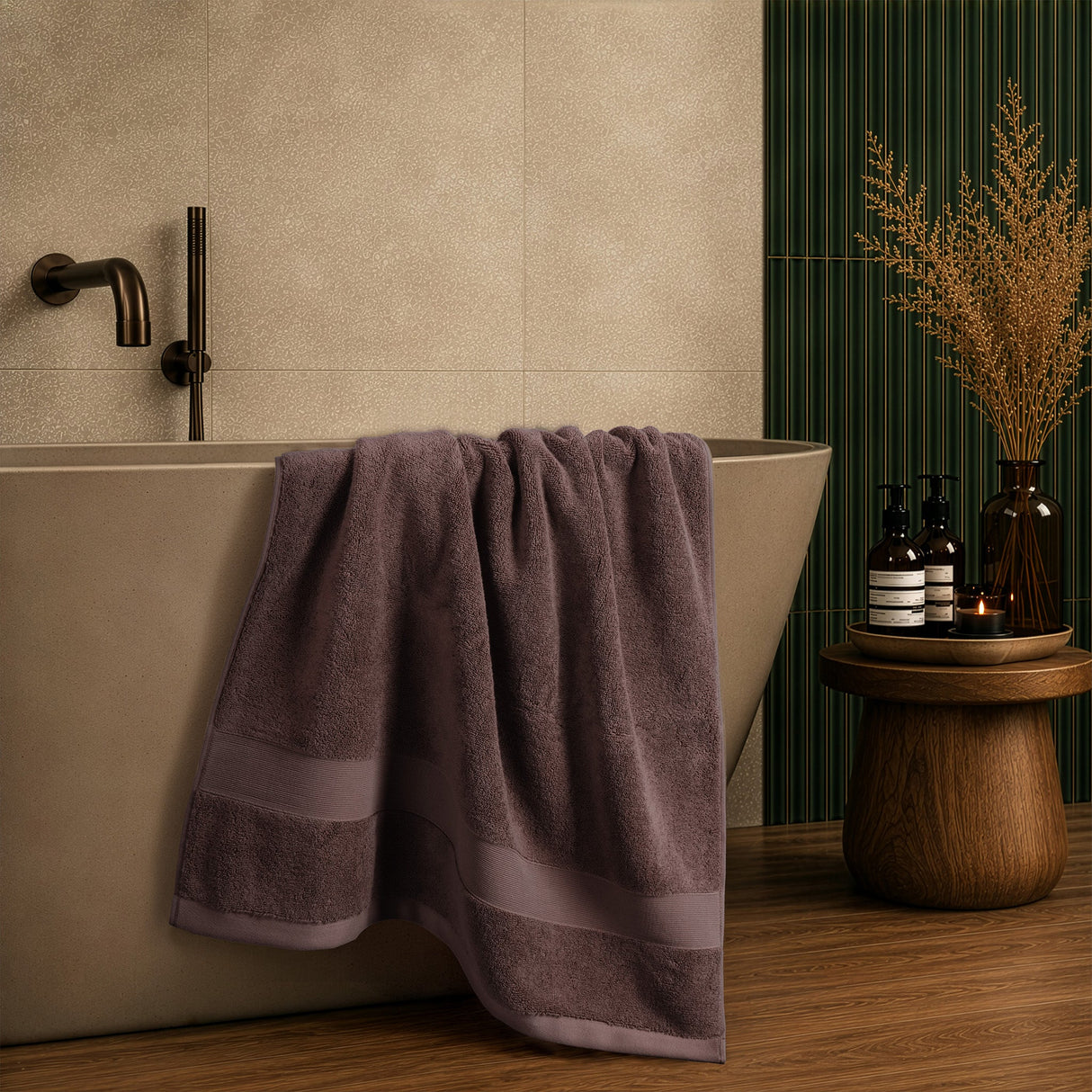 SIENA Turkish Cotton Jumbo Bath Towel – 700 GSM Luxury 30 x 56"