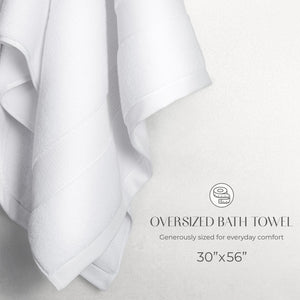 SIENA Turkish Cotton Jumbo Bath Towel – 700 GSM Luxury 30 x 56"