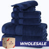 SIENA Wholesale 6-Piece Turkish Towel Set – 700 GSM Turkish Cotton, Case Pack of 9