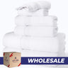 SIENA Wholesale 6-Piece Turkish Towel Set – 700 GSM Turkish Cotton, Case Pack of 9