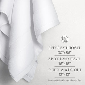 SIENA Wholesale 6-Piece Turkish Towel Set – 700 GSM Turkish Cotton, Case Pack of 9