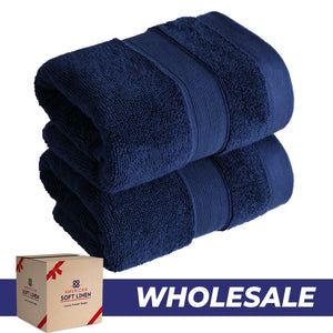 SIENA Wholesale Luxury 100% Turkish Cotton Hand Towels – 700 GSM, Case Pack of 42