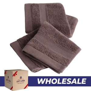 SIENA Wholesale Luxury Turkish Cotton Washcloths – 700 GSM, Case Pack of 120