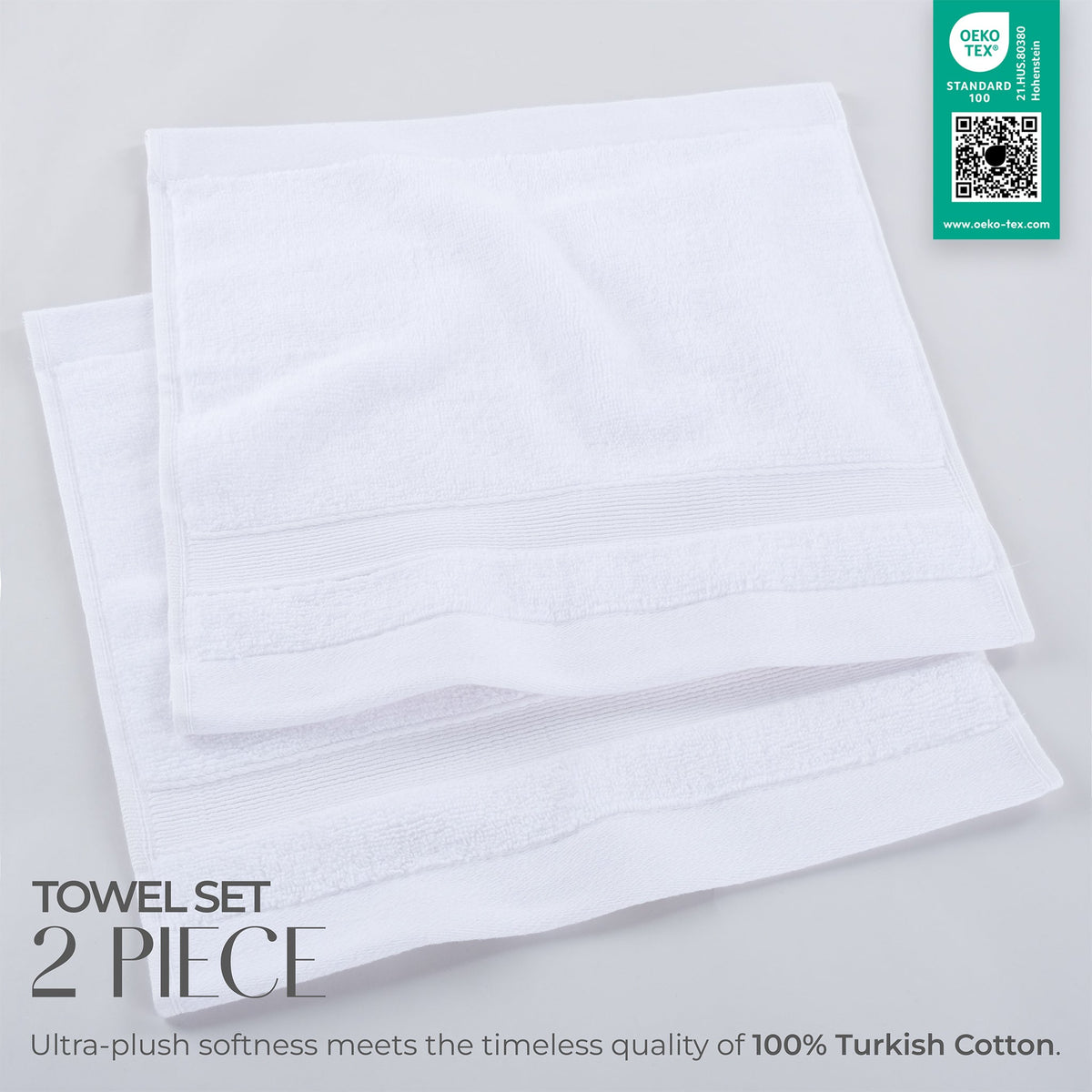 SIENA Wholesale Luxury Turkish Cotton Washcloths – 700 GSM, Case Pack of 120