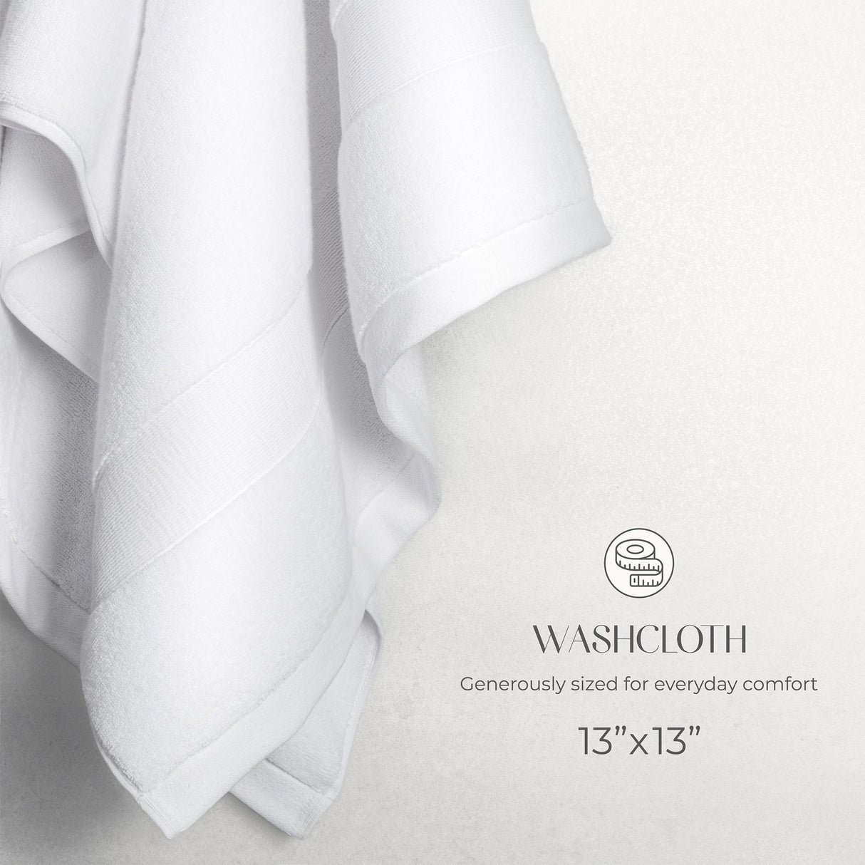 SIENA Wholesale Luxury Turkish Cotton Washcloths – 700 GSM, Case Pack of 120