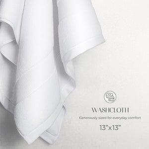 SIENA Wholesale Luxury Turkish Cotton Washcloths – 700 GSM, Case Pack of 120