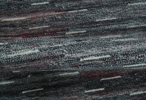 Silver, Gray, Charcoal, and Maroon Modern Abstract Dari 5x8 Pet yarn Area Rug