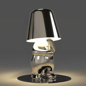 Silver Thinker LED Table Lamps Set