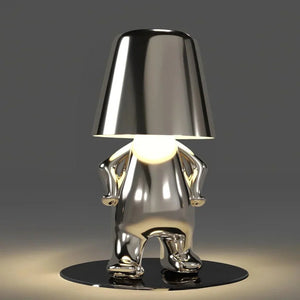 Silver Thinker LED Table Lamps Set