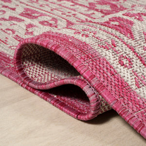 Sinjuri Medallion Textured Weave Indoor/Outdoor Round Area Rug - Tuesday Morning - Area Rugs