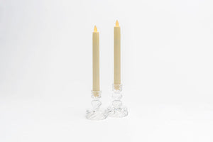 Swirl Glass Taper Holder - 4.5 Inch