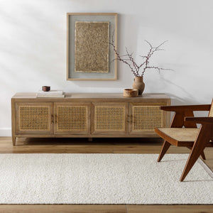 Nenet Cream Hand Woven Area Rug - Clearance