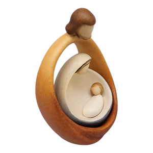 Modern Style Holy Family - Nesting Nativity - Color - 6 Inch