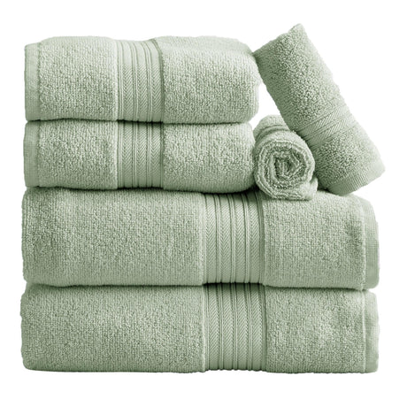 Cotton terry bath towel set - cooper collection