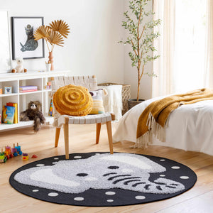 Kids Elephant Animal Print Nursery Area Rug - Clearance