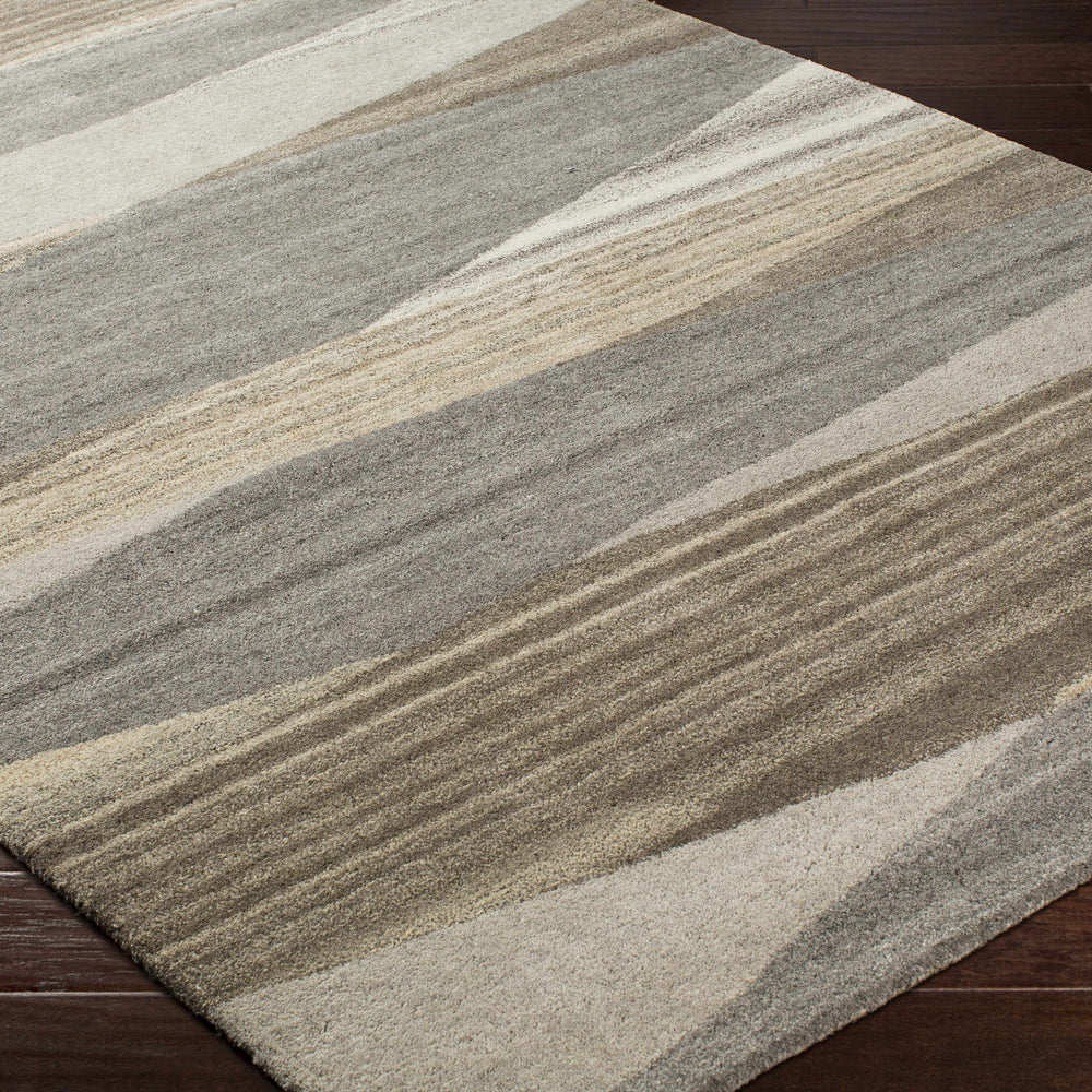 Forum Taupe Modern Wool Rug