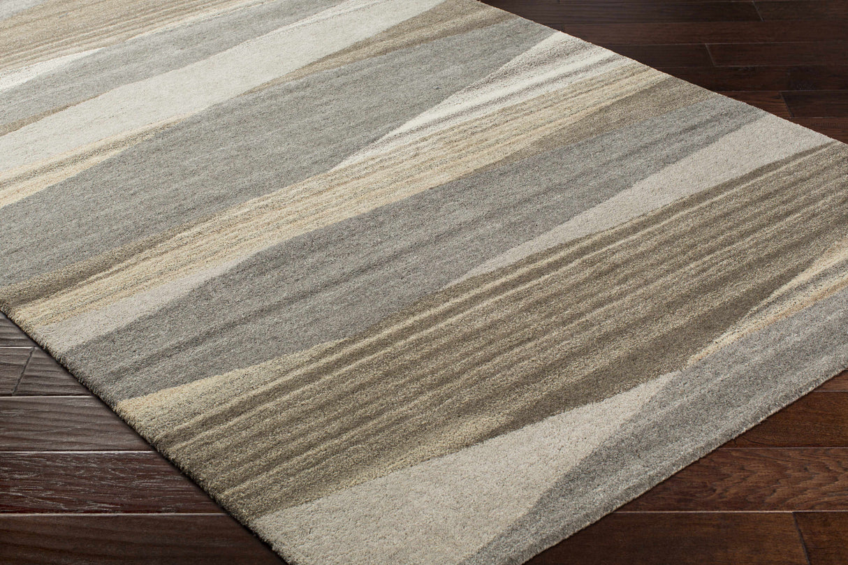 Forum Taupe Modern Wool Rug