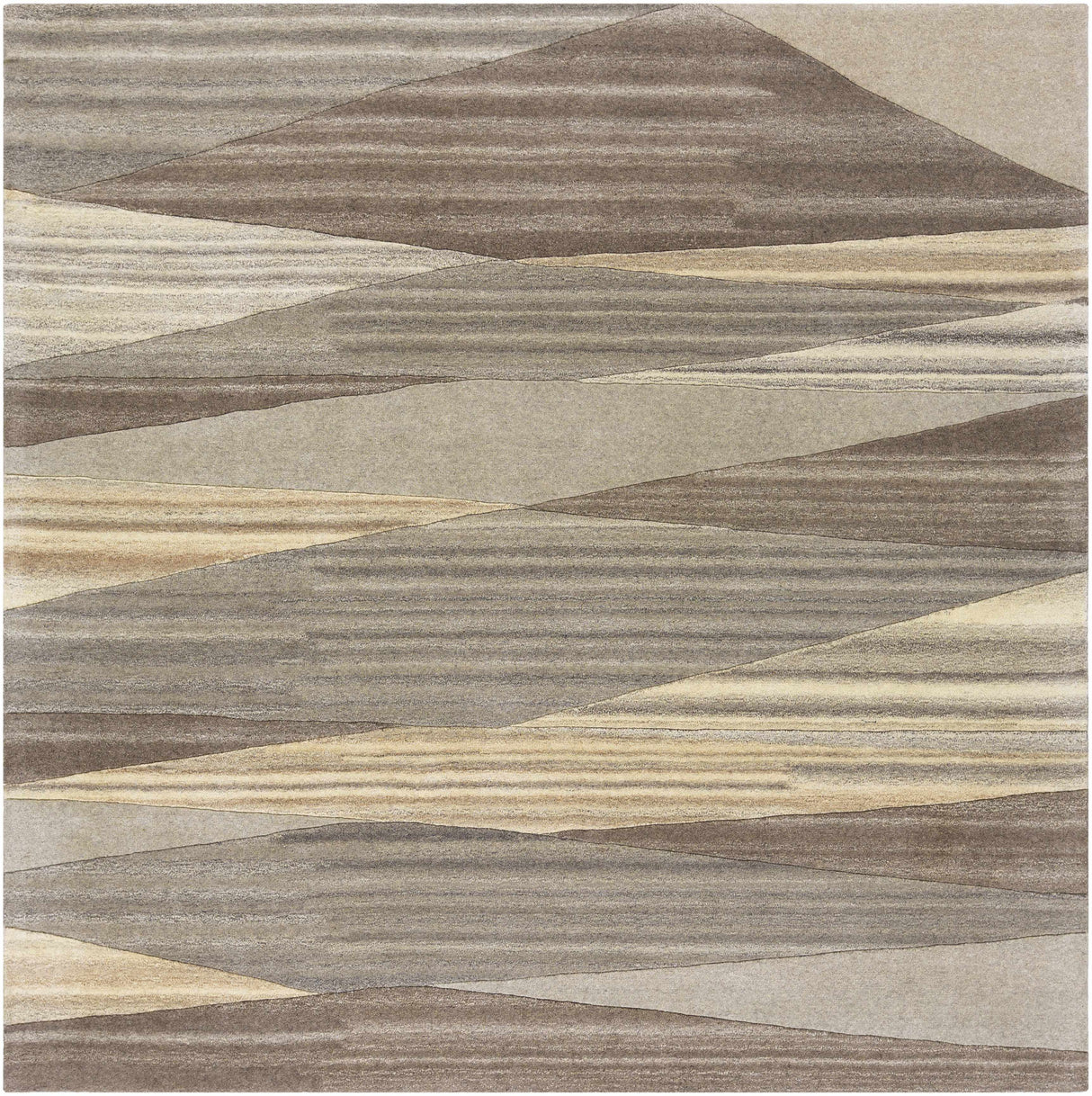 Forum Taupe Modern Wool Rug