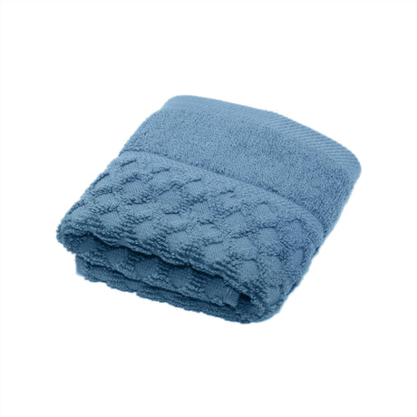 Cotton diamond waffle weave bath towel set - grayson collection