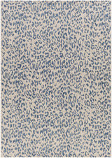 Skipsea Blue Leopard Performance Rug