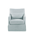 Skirted Swivel Chair with Loose Seat Cushion - Accent Chairs