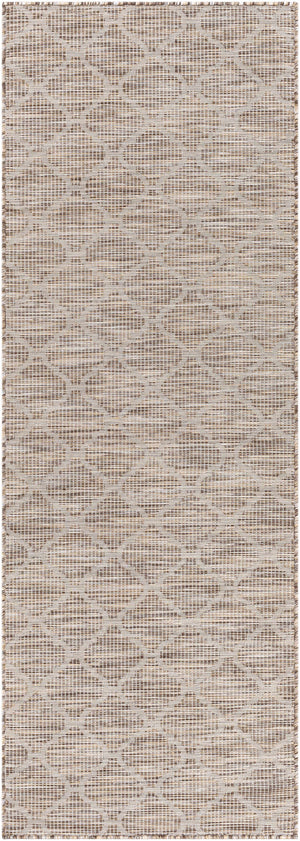 Unique Outdoor Trellis Area Rug, Peach - Clearance