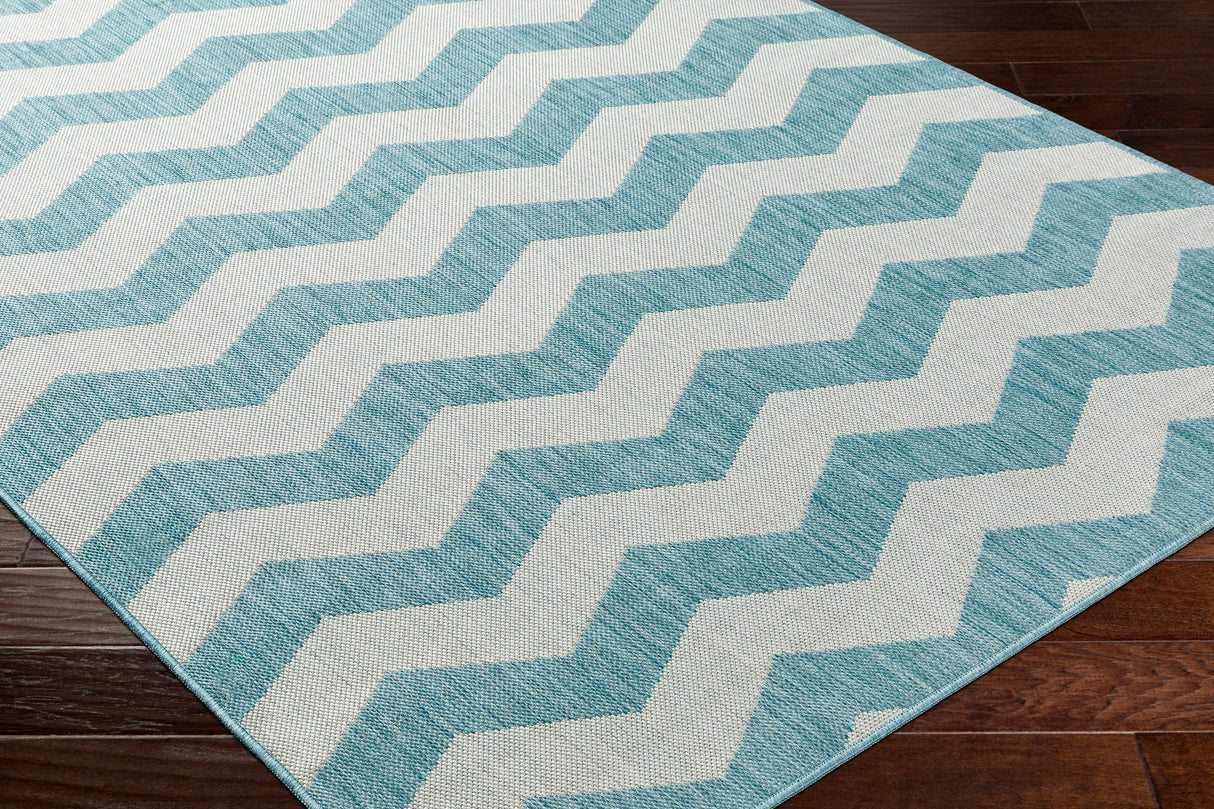 Cheri Thatch Light Blue Area Carpet Area Rug - Clearance